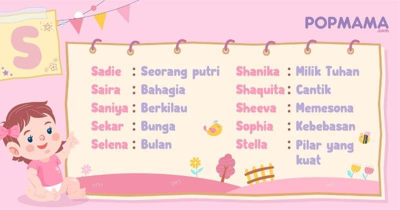 Nama bayi perempuan modern - Popmama.com/Aristika Medinasari